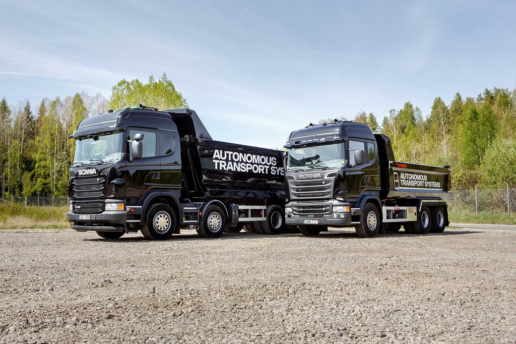 Scania показала самокеровані вантажівки