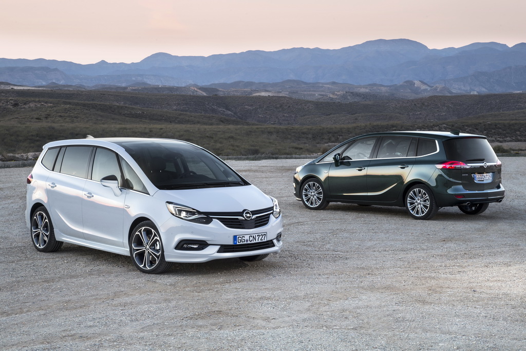 Обновленный минивен Opel Zafira