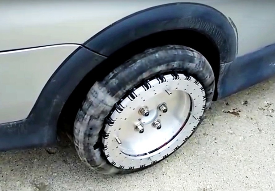 Изобретено революционное колесо для автомобиля