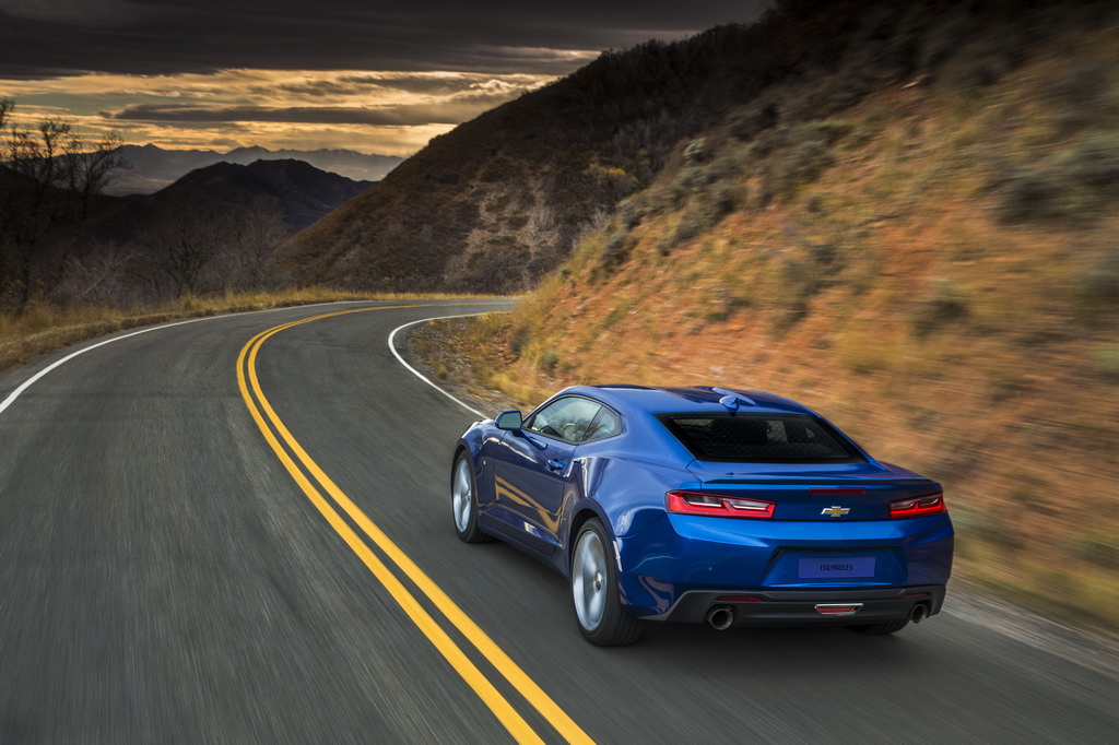 During the Find New Roads Trip, invited guests drove the all-new 2016 Camaro to all 48 States. These images taken outside of Salt Lake City, Utah.
