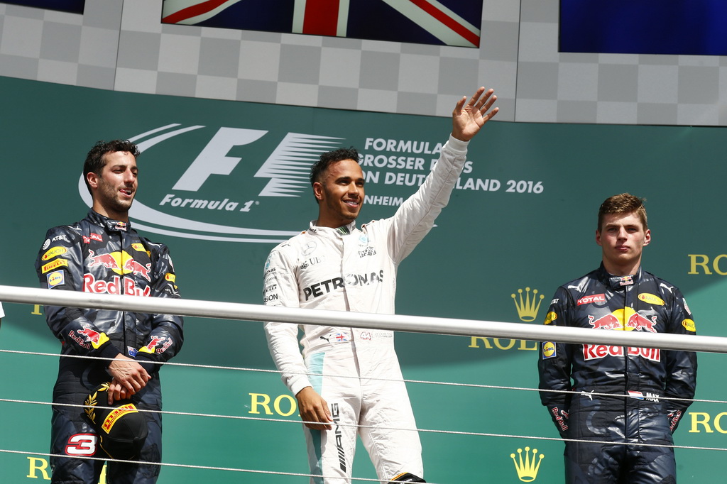 Formel 1 - MERCEDES AMG PETRONAS, Großer Preis von Deutschland 2016. Lewis Hamilton ; Formula One - MERCEDES AMG PETRONAS, German GP 2016. Lewis Hamilton ;