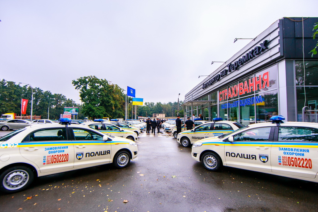 Автомобили ZAZ FORZA и ZAZ VIDA поступили на службу в полицию охраны