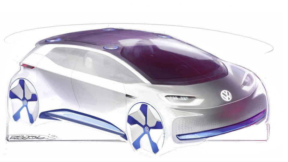 Новый электромобиль Volkswagen. Первые изображения и характеристики
