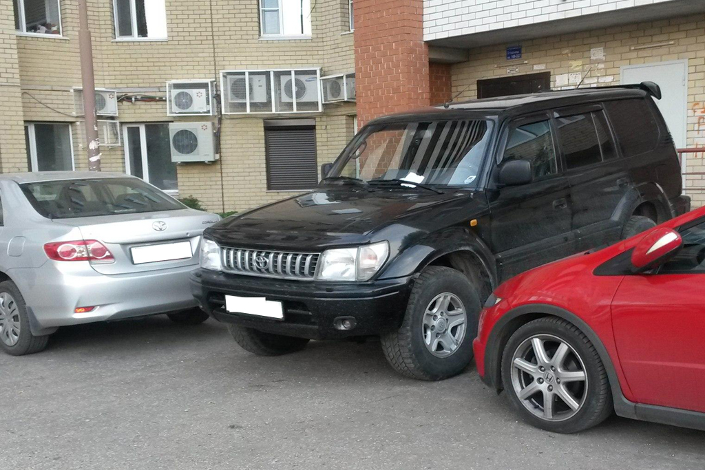 нарушении правил парковки