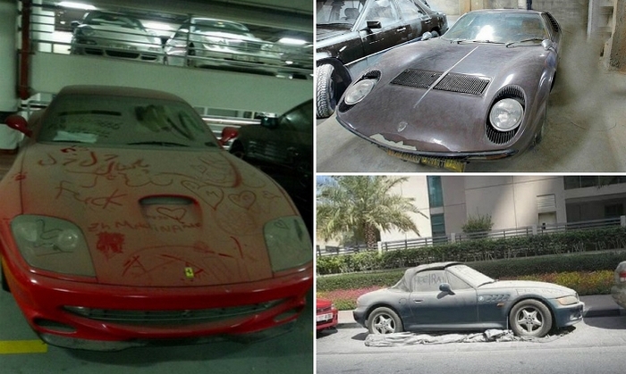 Брошенные авто в Дубае
