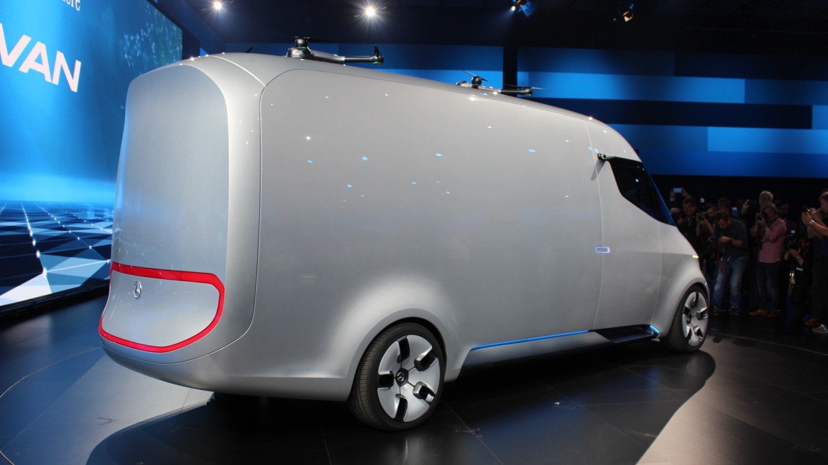 Mercedes-Benz Vision Van. Развозной фургон будущего дебютировал в Париже