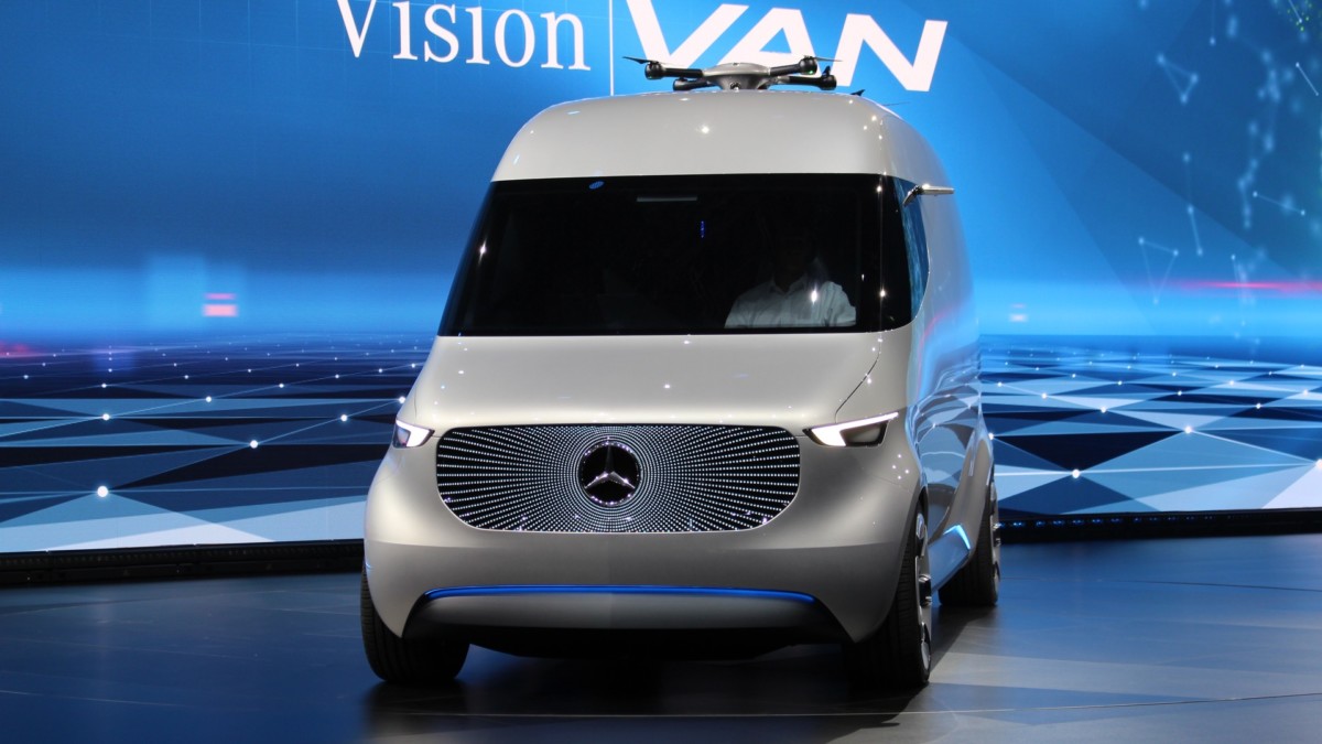 Mercedes-Benz Vision Van. Развозной фургон будущего дебютировал в Париже