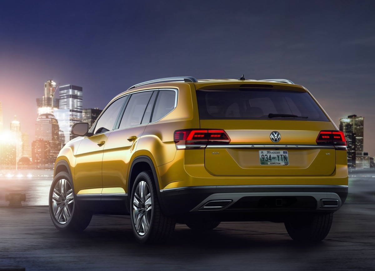 Объявлена цена Volkswagen Atlas 2017 в США