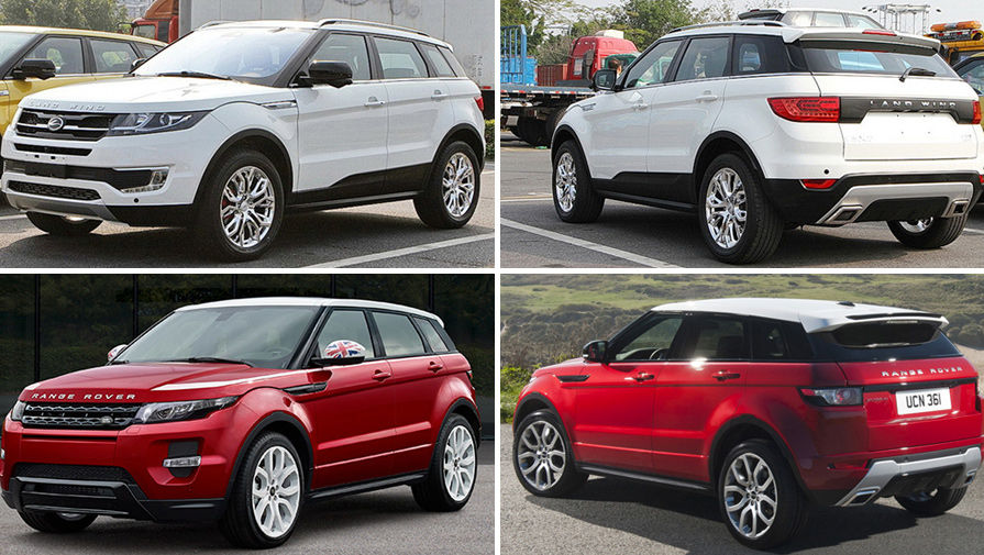 Китайский клон Range Rover сделают менее похожим на оригинал