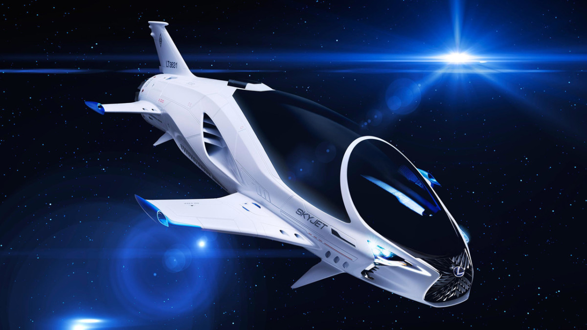 Lexus создал межгалактический корабль Skyjet