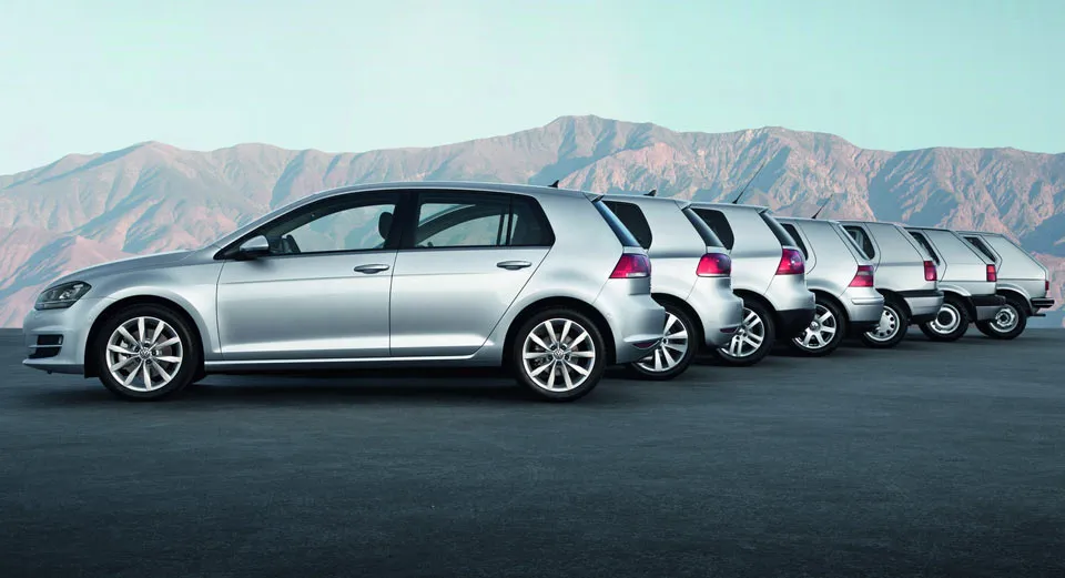 История в фото. Эволюция Volkswagen Golf за 40 лет