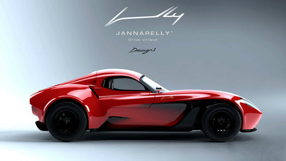Jannarelly Design 1 – арабское спорткупе в стиле Ferrari Testarossa