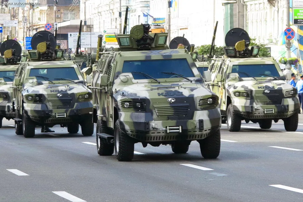 Автомобили и бронетехника украинской армии