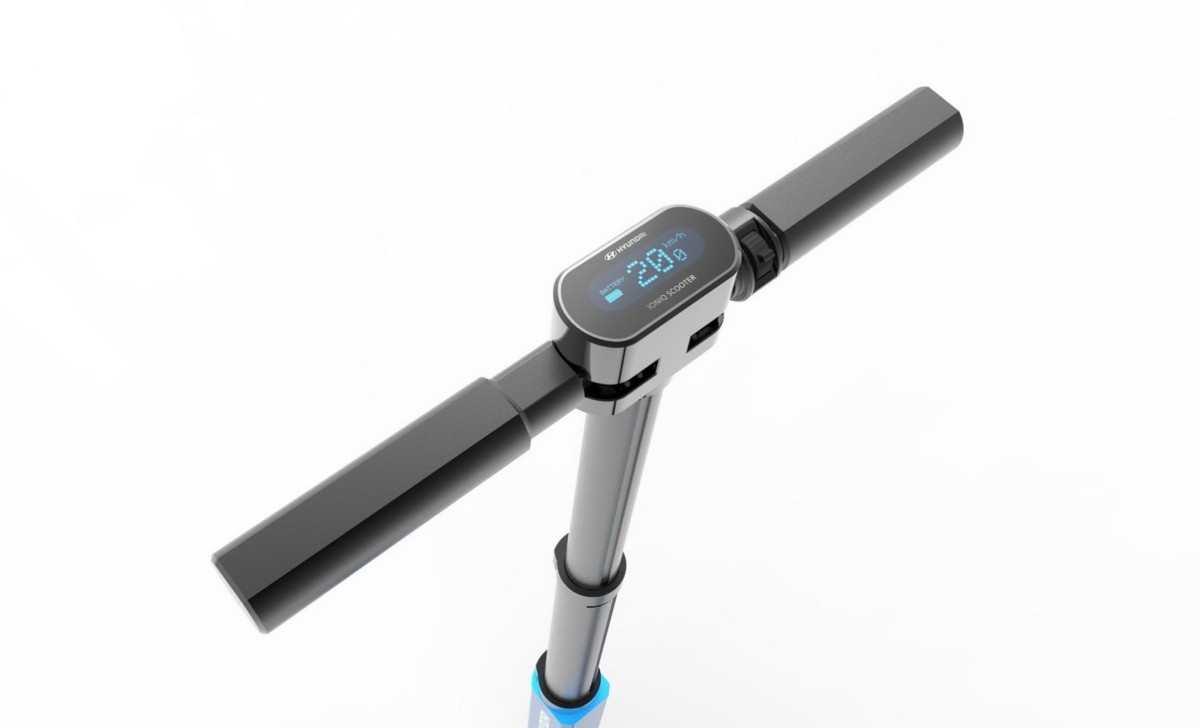 Городской электроскутер – оригинальный аксессуар для Hyundai Ioniq 2017