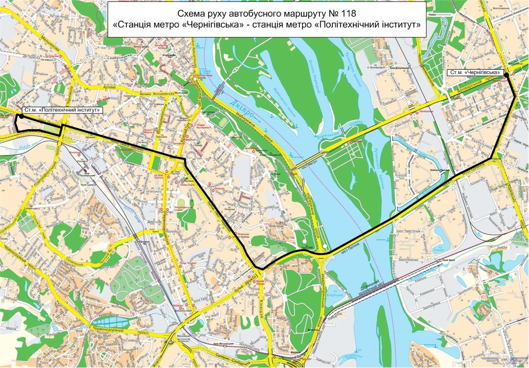 Новый автобусный маршрут №118