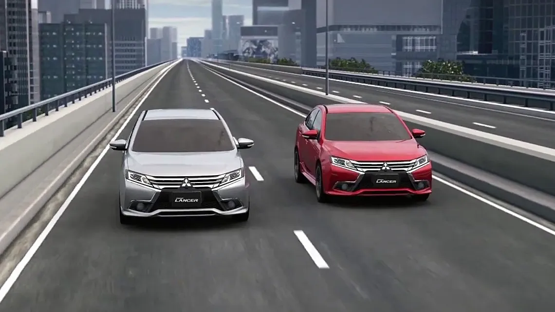 Обновленный седан Mitsubishi Lancer подрос и сменил название 