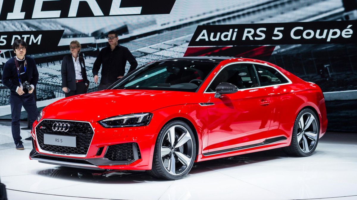 Заряженное купе Audi RS5 2018: живые фото из Женевы