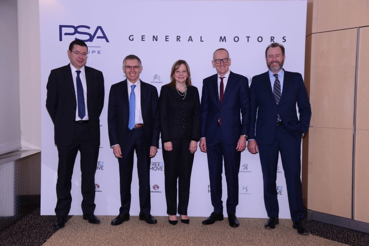 Opel/Vauxhall станет частью Группы PSA 