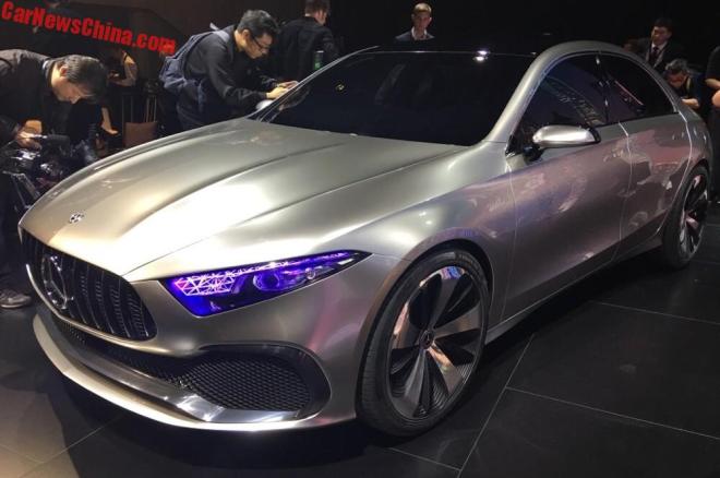 В Шанхае показали концепт седана Mercedes-Benz A-Class