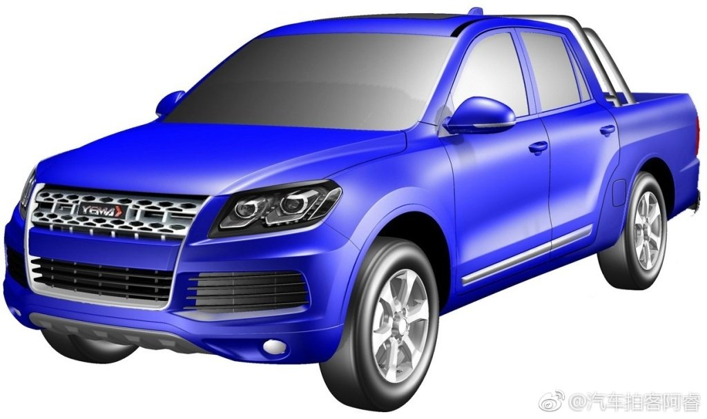 Китайский клон Volkswagen Touareg превратили в пикап