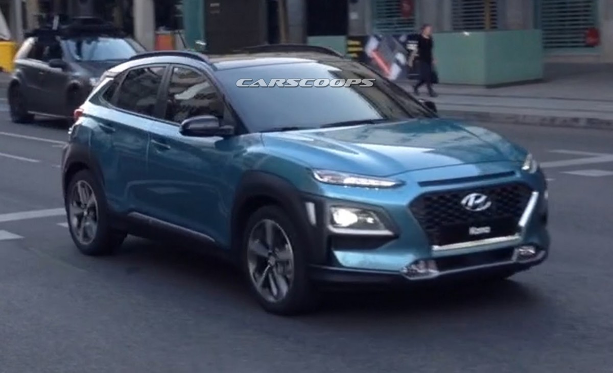 Кроссовер Hyundai Kona 2018 полностью рассекречен Кроссовер Hyundai Kona 2018 полностью рассекречен