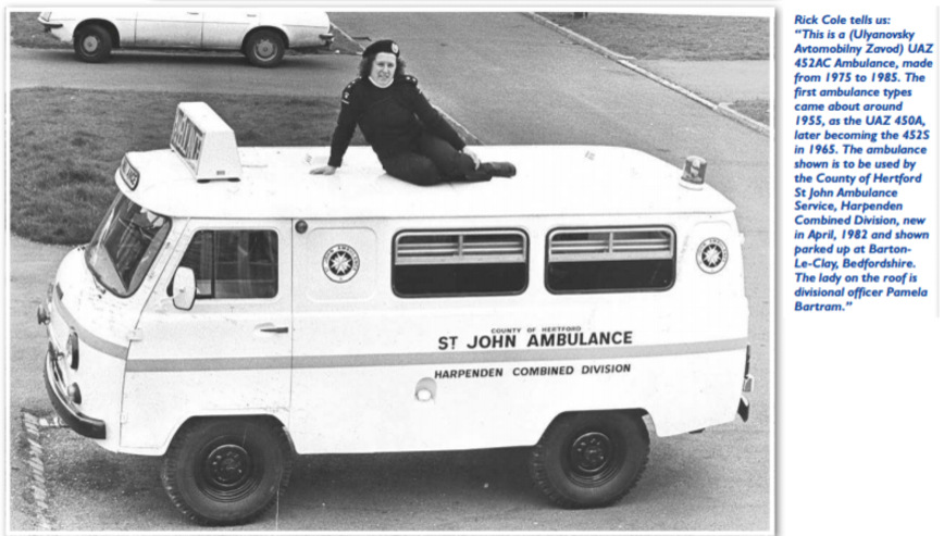 Авто-факт: праворульный УАЗ Буханка для британской скорой помощи