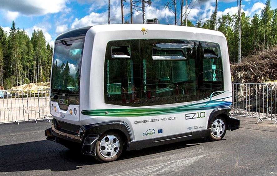 В Финляндии начинают регулярную эксплуатацию беспилотных автобусов