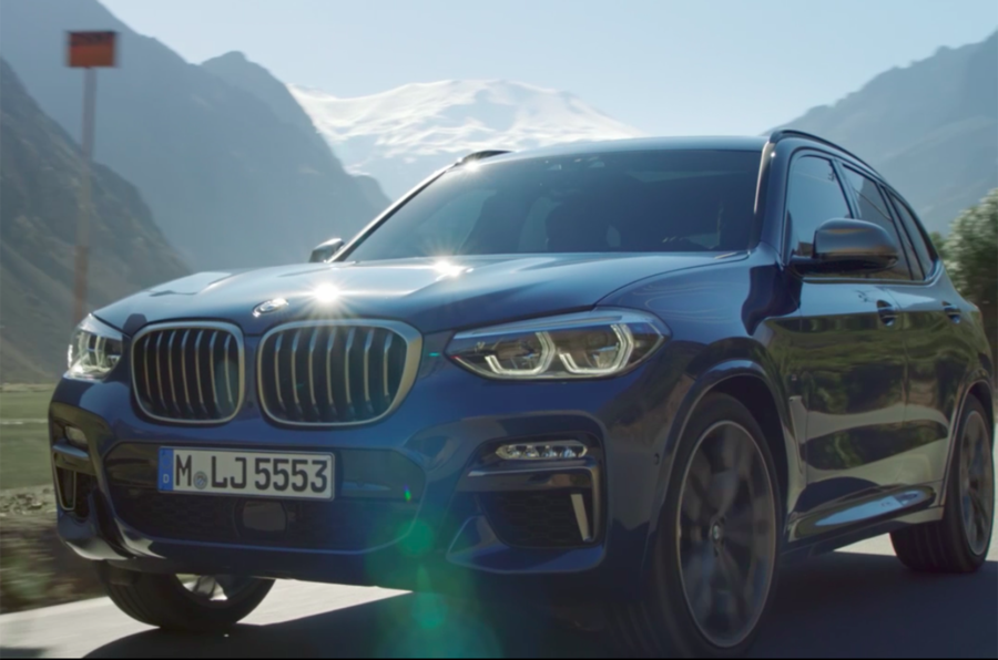 BMW X3 2018: первые фото нового кроссовера БМВ