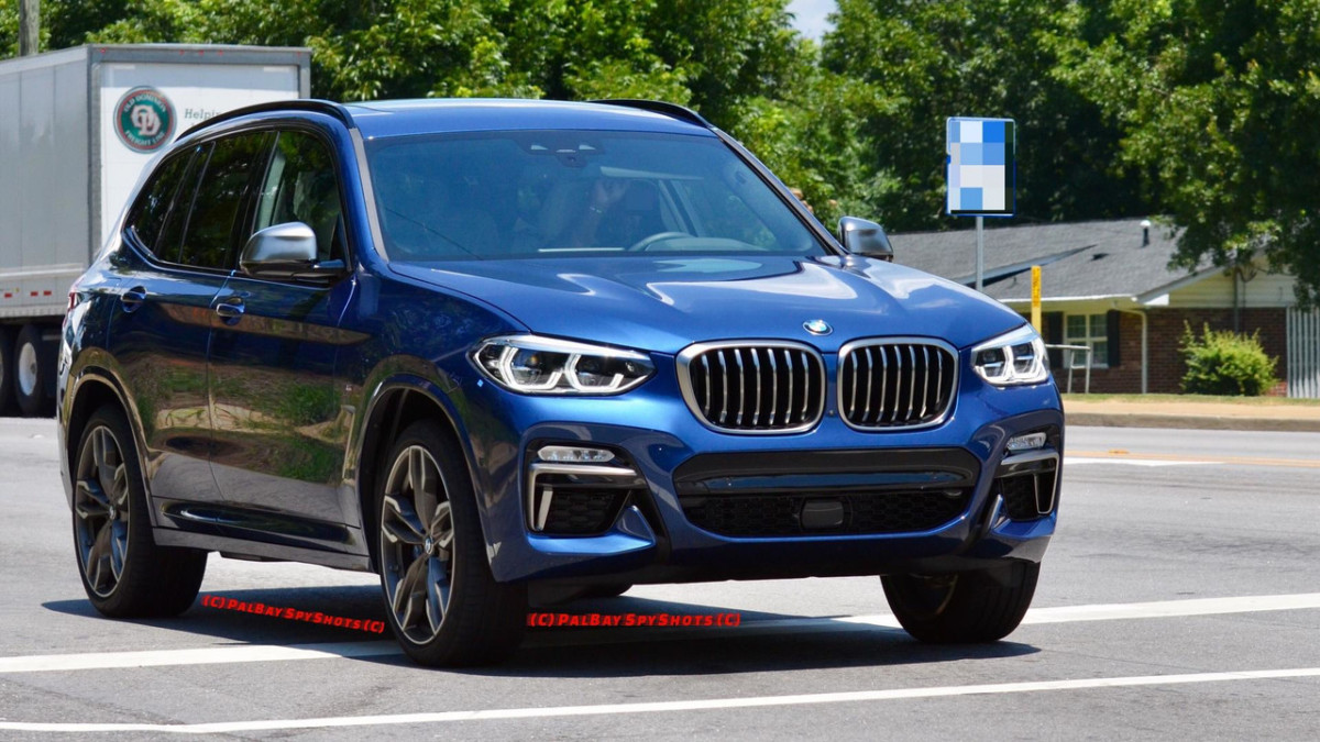 Новый BMW X3 2018 впервые засняли вживую