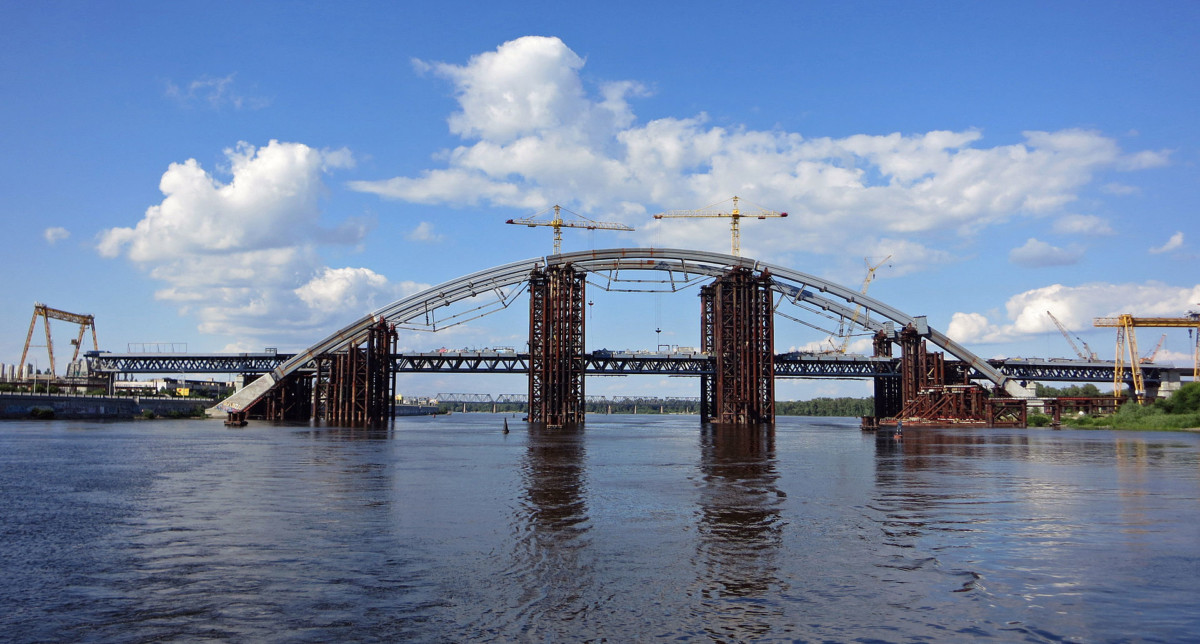 Подольский мост: полмиллиарда на съезд и укрепление временных опор