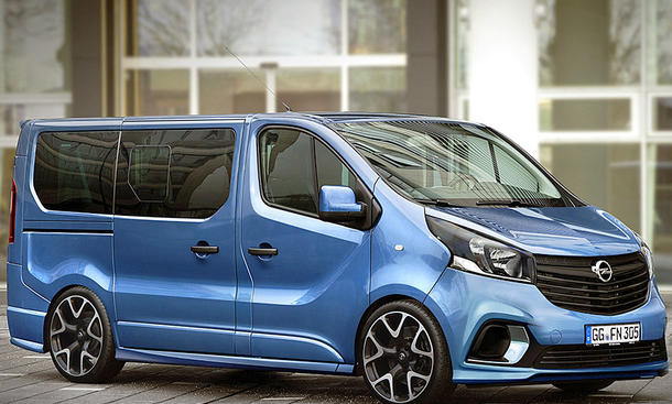 Как бы мог выглядеть Opel Vivaro в зяреженной версии OPC