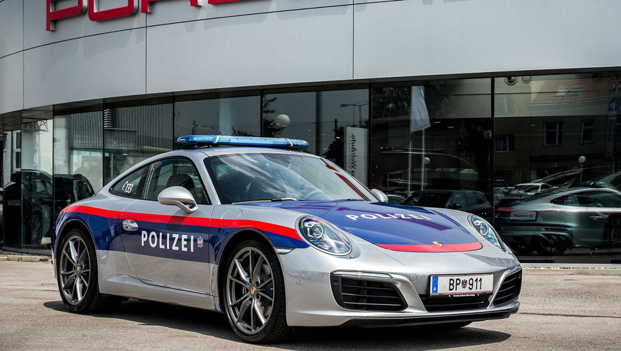 На полицейском Porsche будут преследовать ярых нарушителей