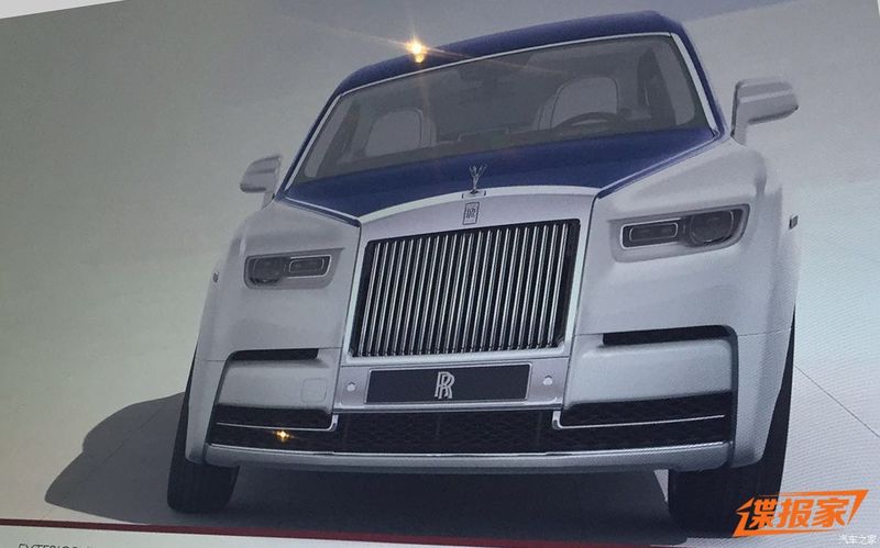 Rolls-Royce Phantom 2018: первые изображения нового флагмана