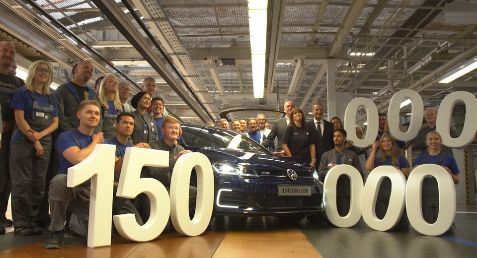 В Германии выпущен 150-миллионный Volkswagen