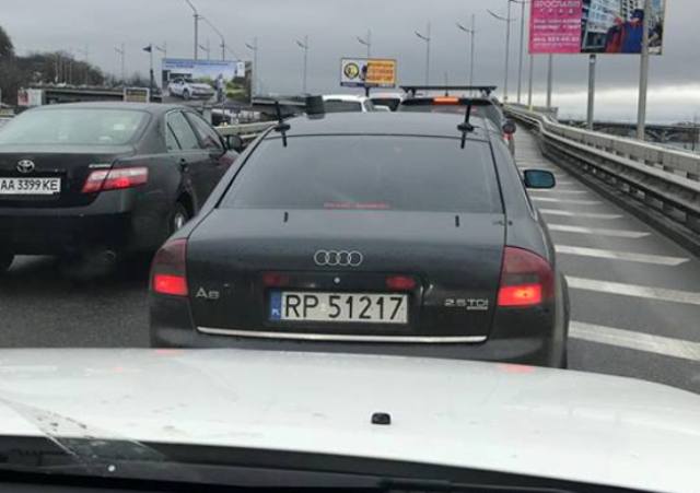 В Украине замечена шпионская Audi на польских номерах