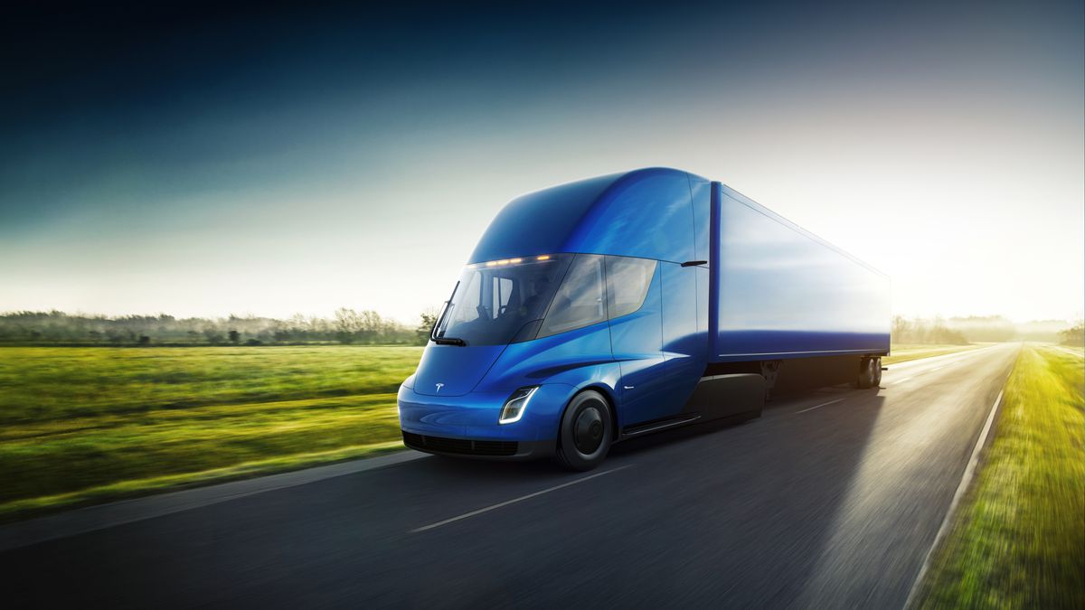 Объявлена цена электрического грузовика Tesla Semi