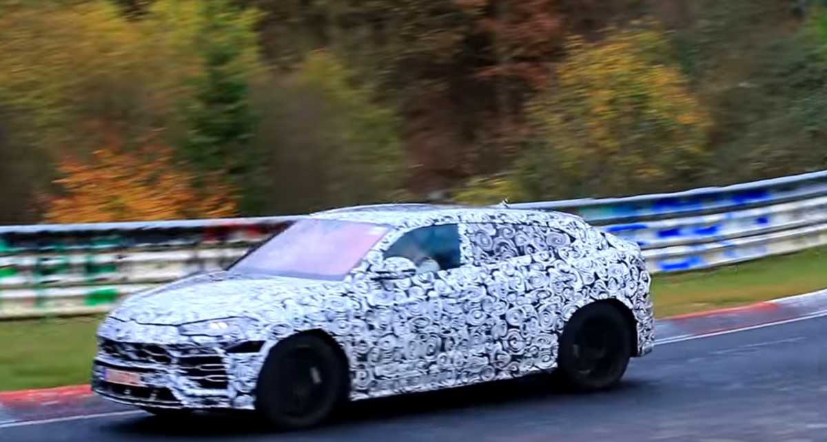 Кроссовер Lamborghini Urus замечен на тестах Кроссовер Lamborghini Urus замечен на тестах
