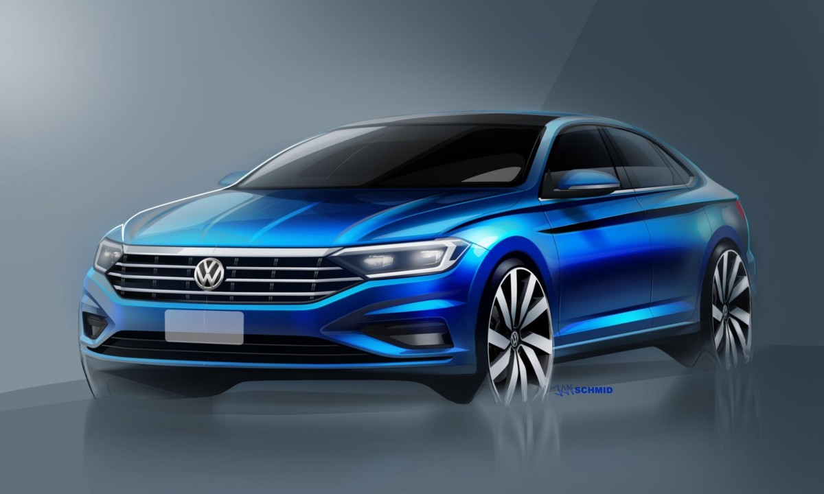 Первые официальные изображения Volkswagen Jetta 2019