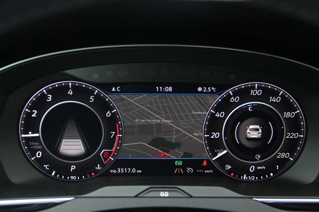 Щиток в Фольксваген Артэон