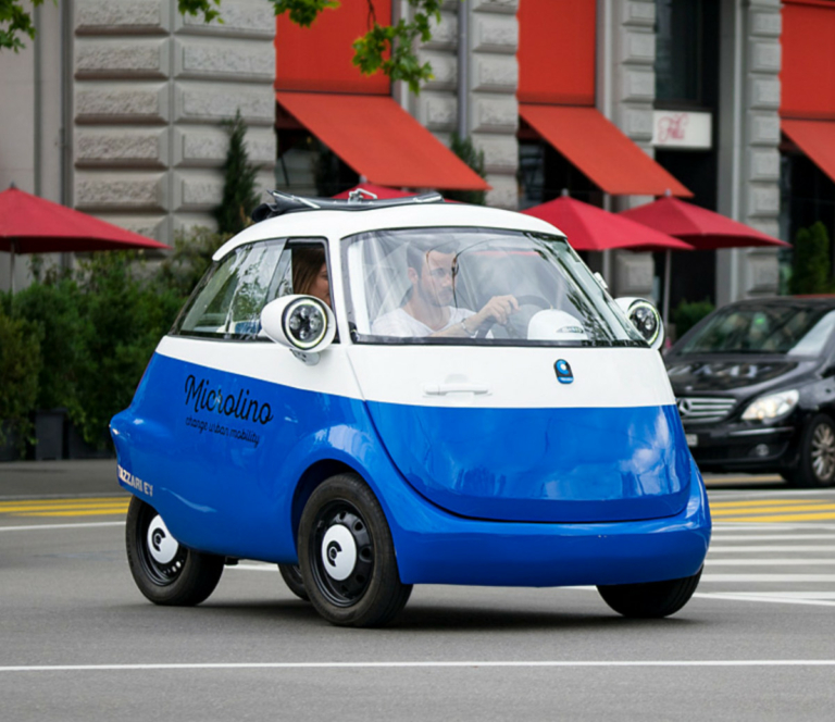 Microlino - швейцарский электромобиль современный клон BMW Isetta