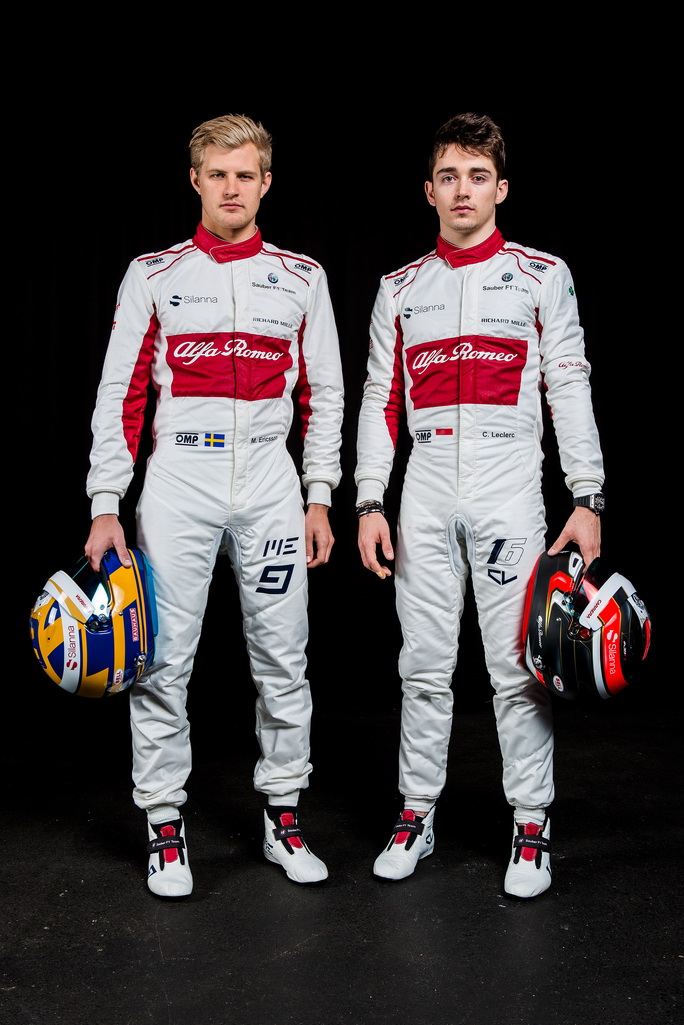 Markus Ericsson and Charles Leclerc