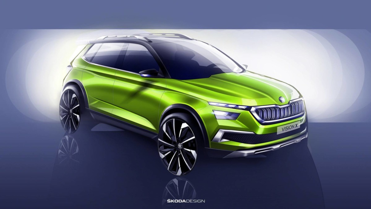 Первые изображения самого маленького кроссовера Skoda