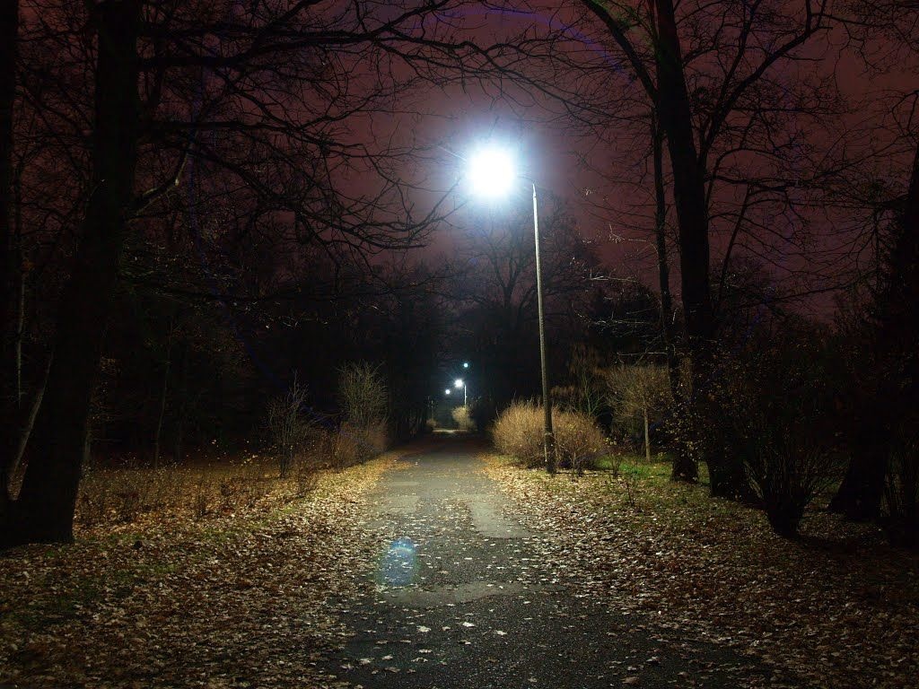 уличное освещение - парк