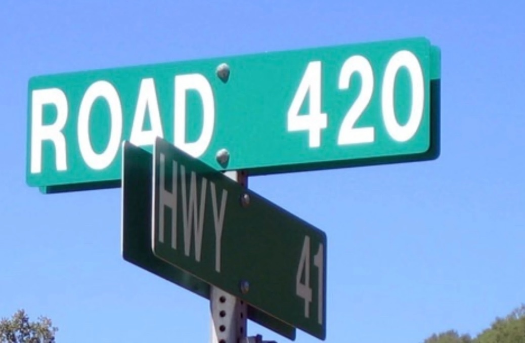 дорожный знак 420