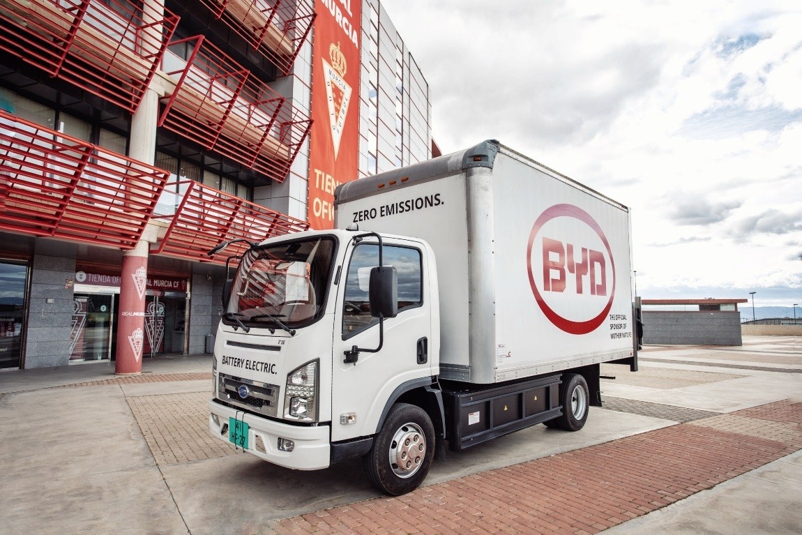 Малотоннажный грузовик BYD T6