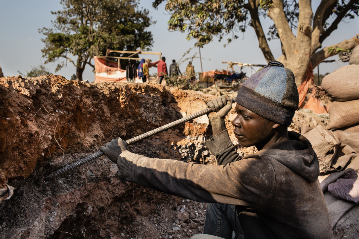 Добыча кобальта в Демократической республике Конго