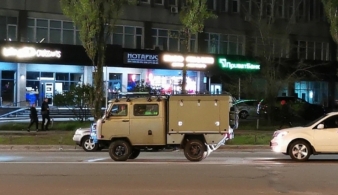 В Киеве замечен интересный спецавтомобиль на базе УАЗ Буханка (видео)