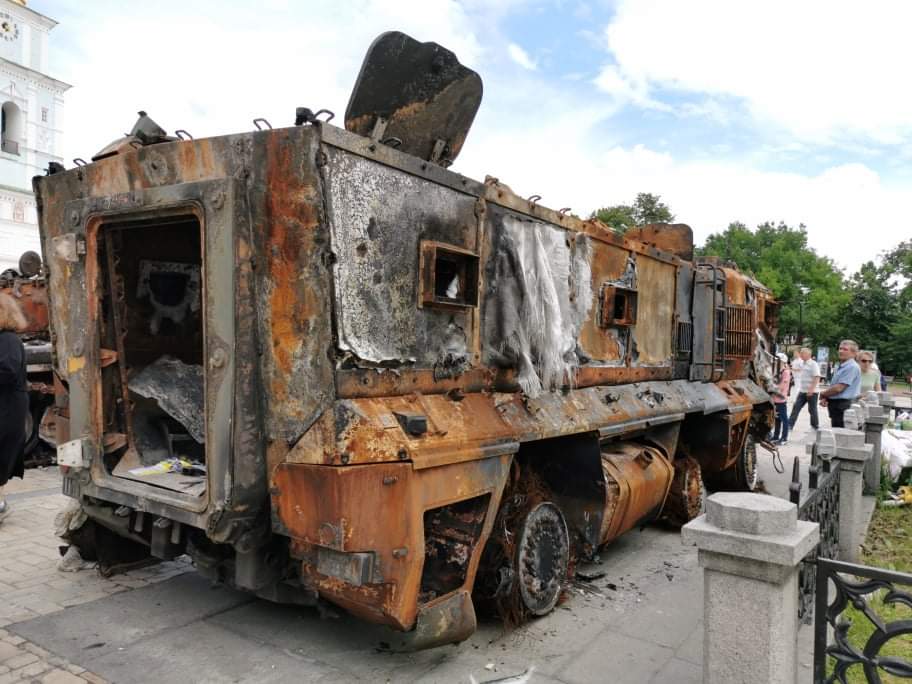 Показали остатки российского бронеавтомобиля «Тайфун-К» 5