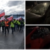 На границе с Польшей протестующие разбили автомобили для ВСУ (видео)