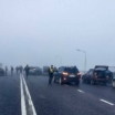 Во Львове на мосту столкнулись 25 автомобилей: всему виной туман (видео)